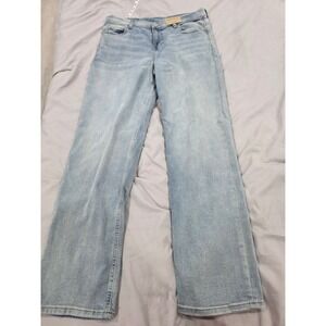 Thereabouts Loose Fit Light Wash Denim Jeans Women's Size 18‎